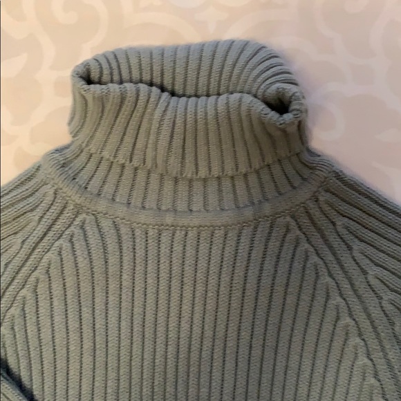Turtleneck light blue sweater - Picture 4 of 5